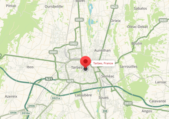 Zone d'intervention autour de Tarbes pour dépannage informatique à domicile