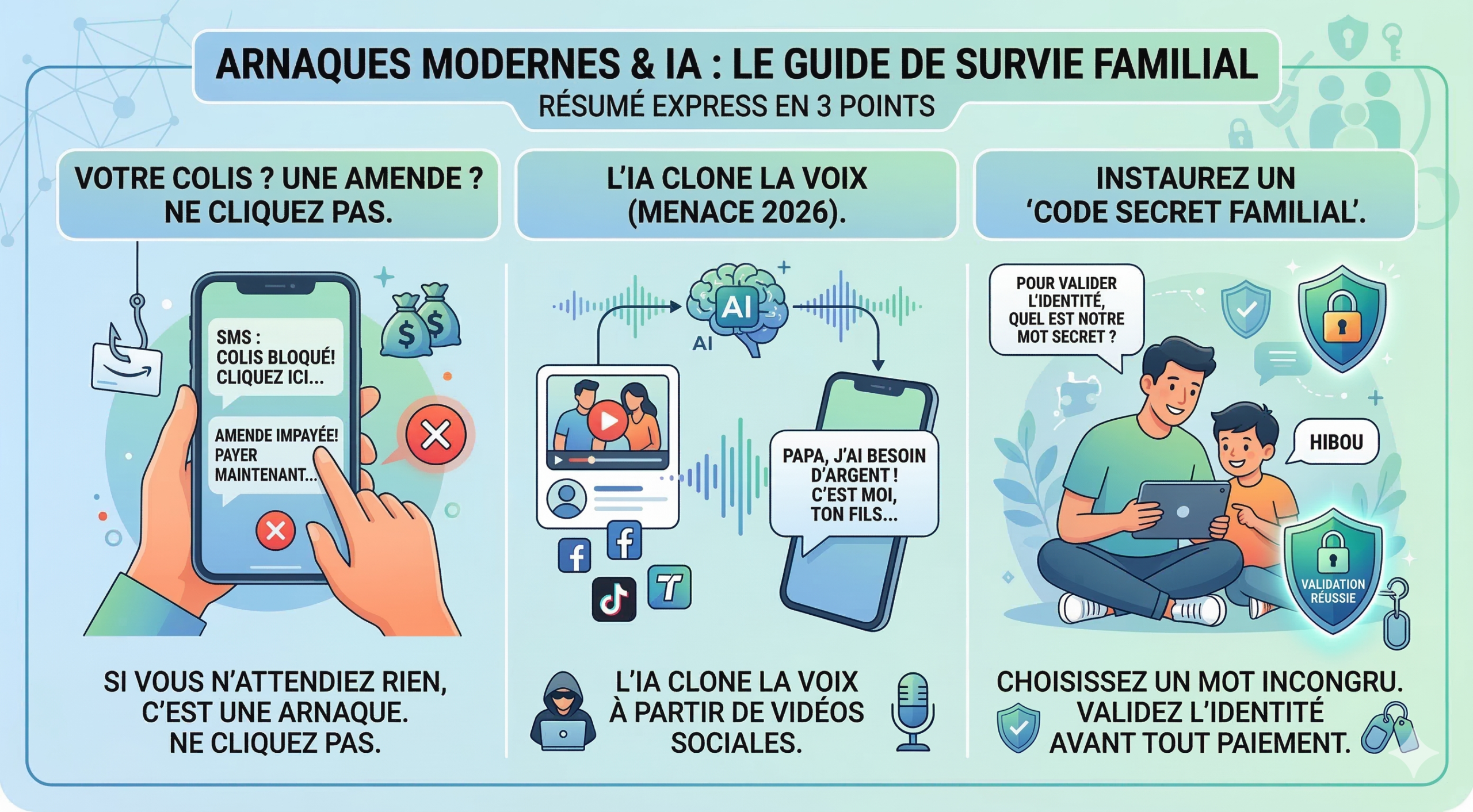 Arnaque au « Nouveau Numéro » et IA vocale : Comment protéger vos proches (et votre compte en banque)