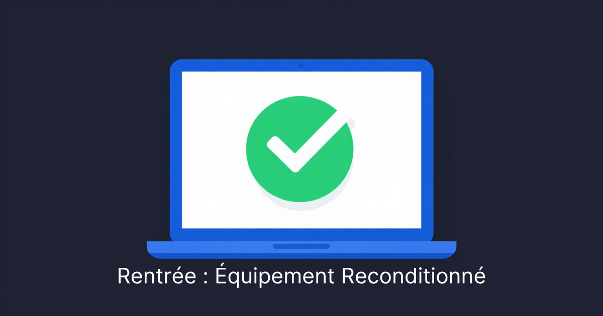 Le reconditionné pour la rentrée : Comment s&rsquo;équiper à moitié prix sans arnaque
